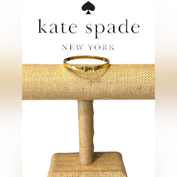 Kate Spade Take a Bow Gold in Color Cuff Bracelet - Picture 2 of 8